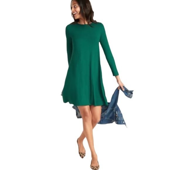 Old Navy Knit Swing Dress Womens 